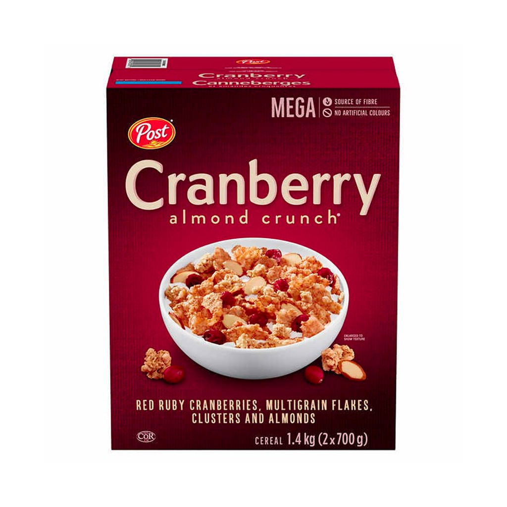 POST CEREALS Canneberges & AmandesCranberry & Almond Crunch (1x1.4kg)
