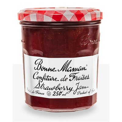 BONNE MAMAN Confiture Fraise - Strawberry Jam (1x750ml)