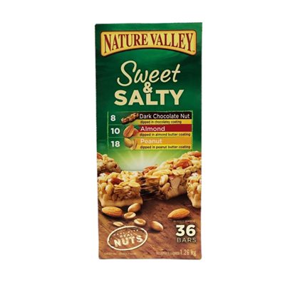 NATURE VALLEY Sucrées & Salées Variety Sweey & Salty Granola Bars (1x36x35g)