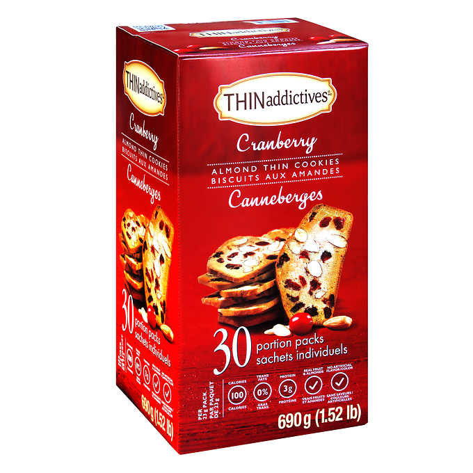 Nonni’s Foods LLC ThinAddictives Almond Thin Cookies Cranberry Servomax Inc.