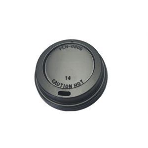 LIG Lid 80mm Dome Black [1x1000] 10061790000332